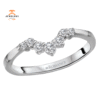14KT Gold 1/5 CTW Round Diamond Sunburst Band