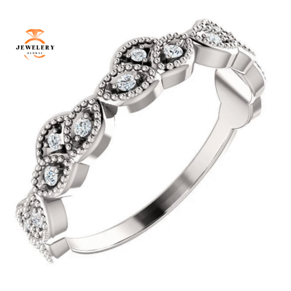 14KT Gold 1/8 CTW Diamond Anniversary Band