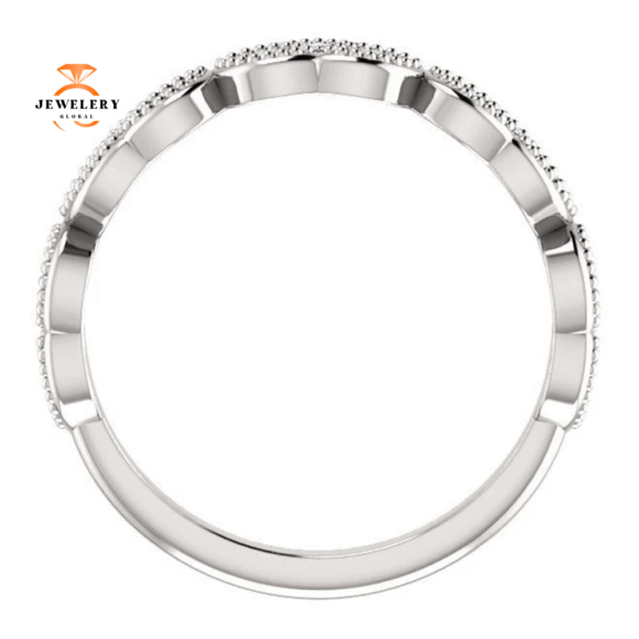 14KT Gold 1/8 CTW Diamond Anniversary Band - Image 3