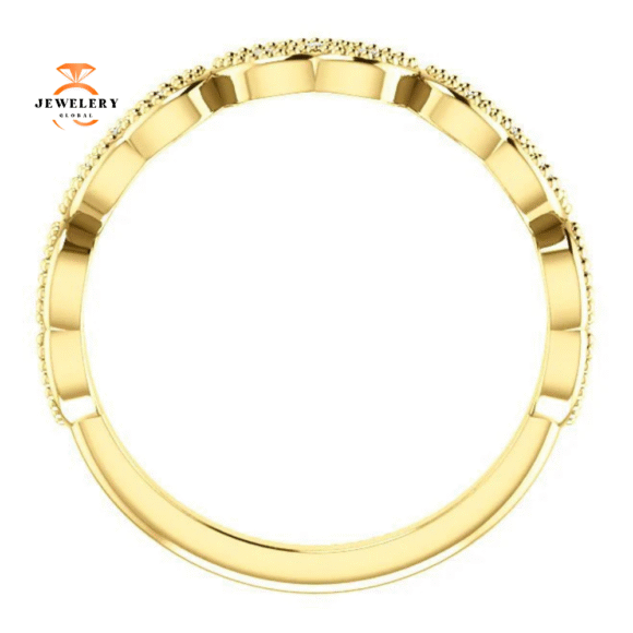 14KT Gold 1/8 CTW Diamond Anniversary Band - Image 6