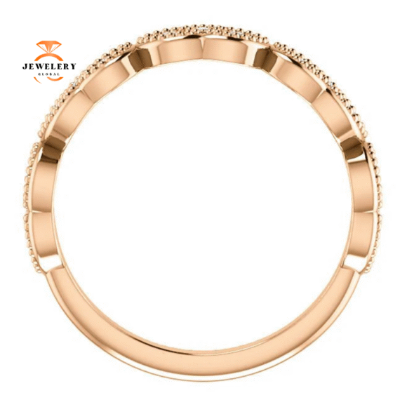 14KT Gold 1/8 CTW Diamond Anniversary Band - Image 9