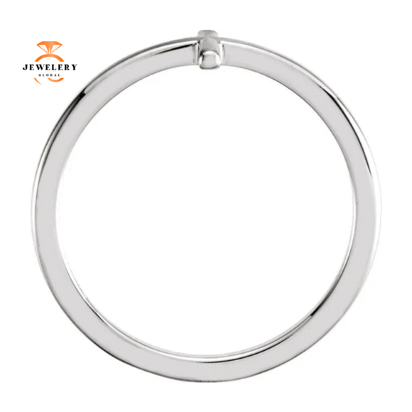 14KT GOLD SIDEWAYS CROSS RING - Image 4
