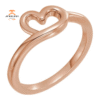 14KT GOLD HEART YOUTH RING