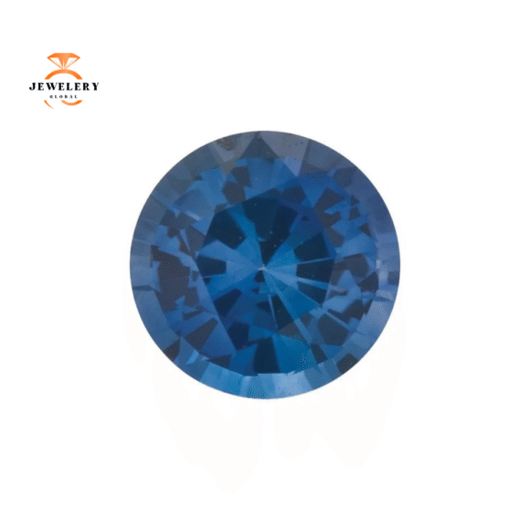 14KT GOLD 0.39 CTW SAPPHIRE & 0.20 CTW DIAMOND 5 STONE BAND - Image 12