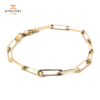 14 KARAT YELLOW GOLD 3.7MM PAPERCLIP BRACELET