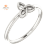 14KT GOLD STACKABLE CELTIC TRINITY RING