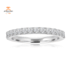 14KT Gold 1/2 CTW Diamond Shared Prong Band