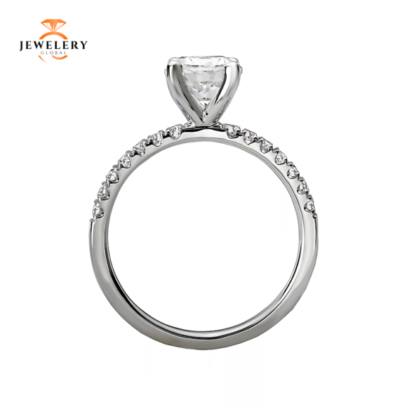 14K WHITE GOLD 1.05CTW DIAMOND ACCENT RING - Image 4