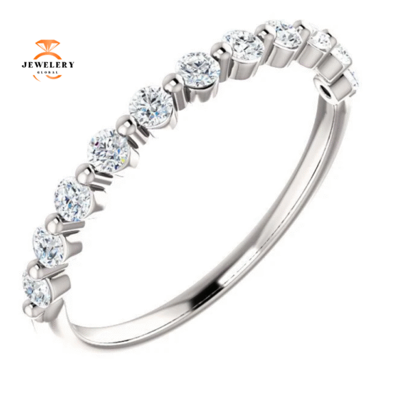 14KT GOLD 1/3 CTW DIAMOND ANNIVERSARY BAND