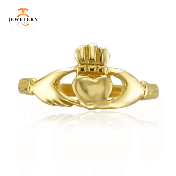 14KT Baby Claddagh Ring - Image 2