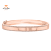 14KT ROSE GOLD 0.40 CTW DIAMOND BANGLE BRACELET