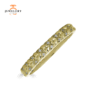 14KT 0.10CTW ROUND DIAMOND CHEVRON FASHION RING