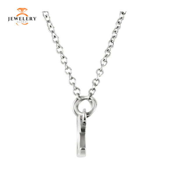 14KT GOLD "AMORE" 16.25" PENDANT NECKLACE - Image 4
