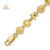 14KT SAND DOLLAR, STARFISH, AND SHELL BRACELET