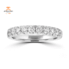 14KT WHITE GOLD 0.75 CTW DIAMOND WEDDING BAND