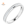 14KT Gold 1/2 CTW Princess Diamond Channel Set Band