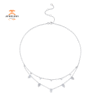 14KT GOLD 0.50CT DIAMOND PAVÉ PEAR SHAPE NECKLACE