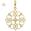 14KT GOLD DECORATIVE PENDANT