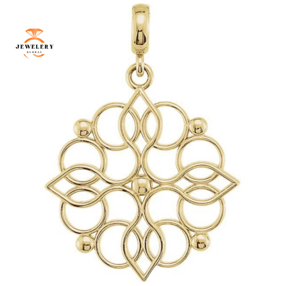 14KT GOLD DECORATIVE PENDANT