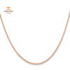 14KT ROSE GOLD 1.65MM DIAMOND CUT CABLE CHAIN NECKLACE - 4 LENGTHS