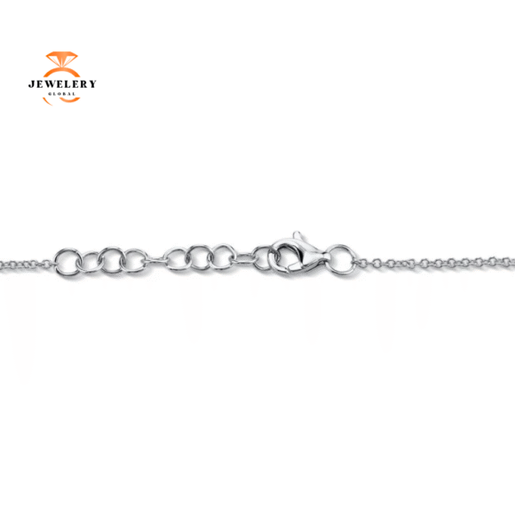 14KT GOLD 0.39 CTW DIAMOND PAVE BAR BRACELET - Image 9
