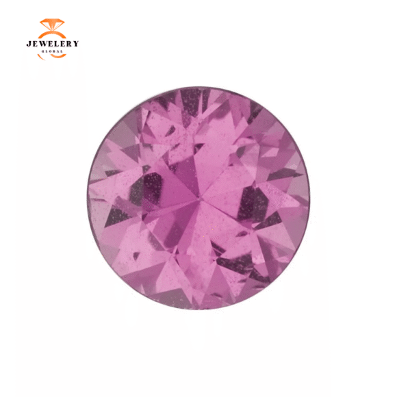 14KT GOLD 0.24 CTW PINK SAPPHIRE & 0.12 CTW DIAMOND FRENCH-SET 5 STONE BAND - Image 14