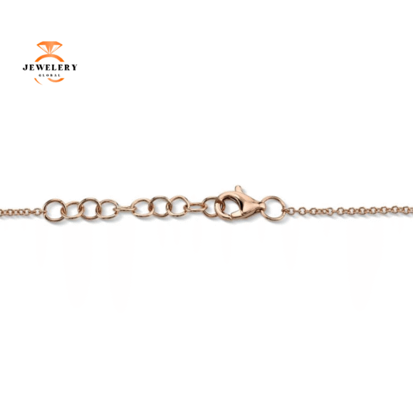 14KT GOLD 0.39 CTW DIAMOND PAVE BAR BRACELET - Image 3