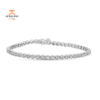 14KT GOLD 1 CTW DIAMOND U-PRONG TENNIS BRACELET