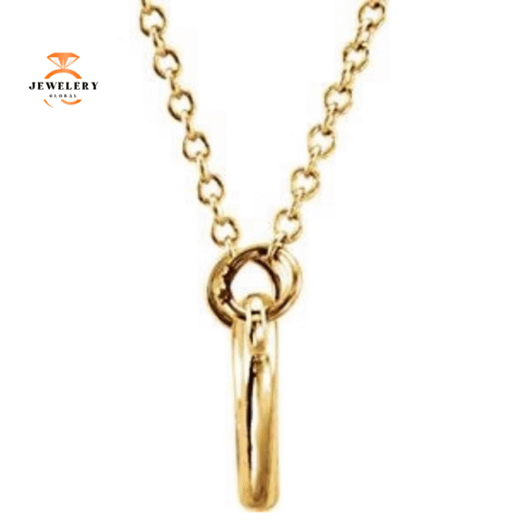 14KT GOLD PETITE DOUBLE HEART CABLE LINK NECKLACE - 16-18" ADJUSTABLE - Image 6