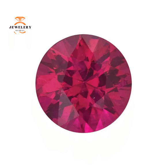 14KT GOLD 0.56 CTW 14 ROUND RUBY SHARED PRONG RING - Image 6