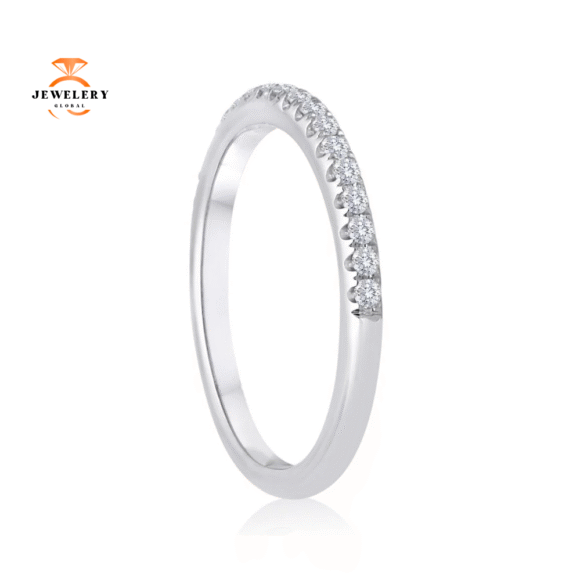 14KT Gold 1/2 CTW Round Diamond 13 Stone Band - Image 2