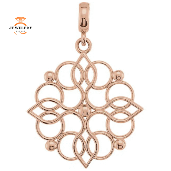 14KT GOLD DECORATIVE PENDANT - Image 2