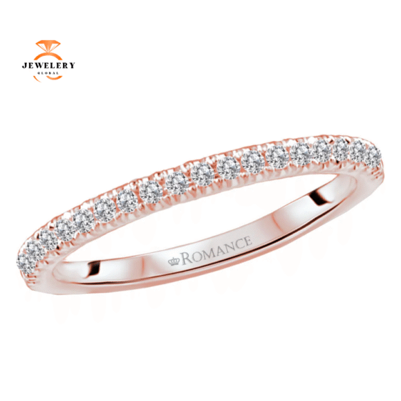 14KT GOLD 1/7 CTW ROUND DIAMOND 18 STONE BAND - Image 3