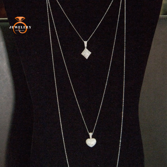 14KT GOLD 3 TIER LENGTH RASO LINK CHAIN WITH EXTENDER - Image 3