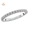 14KT GOLD 1/4 CTW ROUND DIAMOND 14 STONE BAND