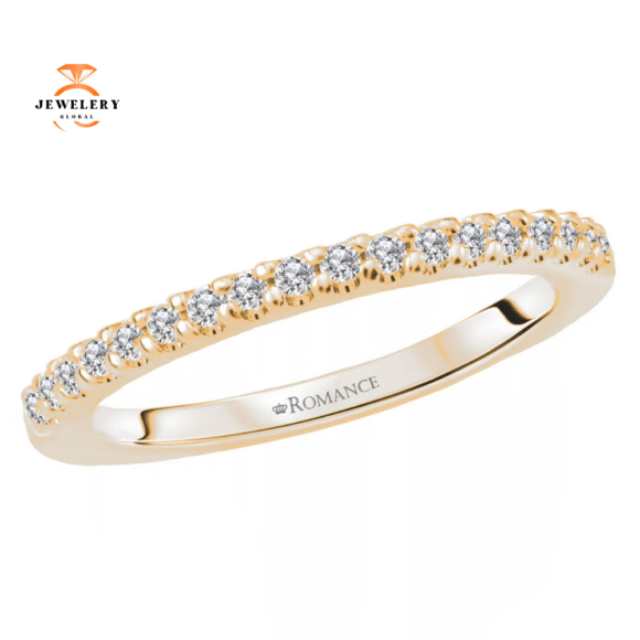 14KT Gold 1/5 CTW Round Diamond 18 Stone Band - Image 2