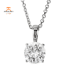 14KT GOLD 1/2 CT DIAMOND SOLITAIRE NECKLACE