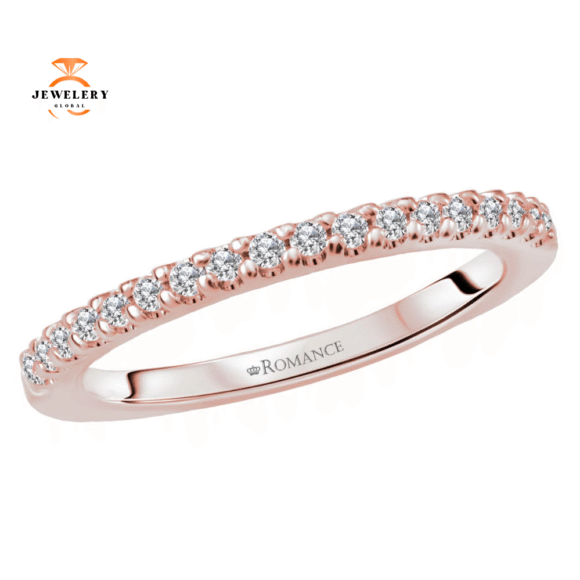 14KT Gold 1/5 CTW Round Diamond 18 Stone Band - Image 3