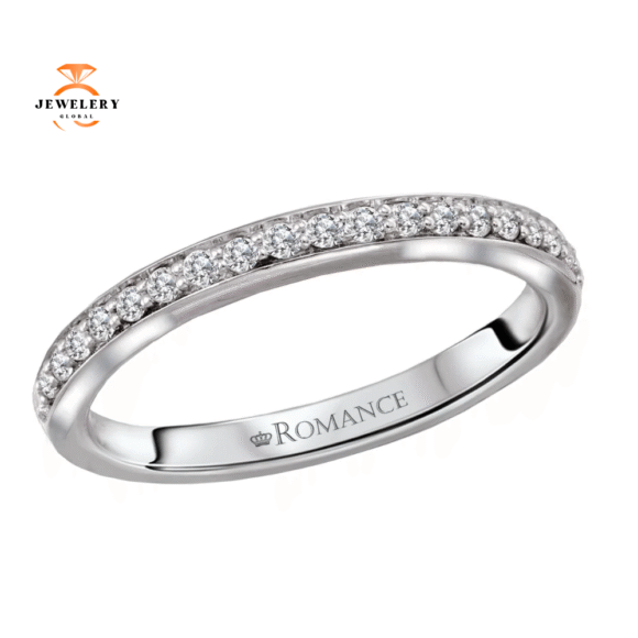 14KT Gold 1/5 CTW Round Diamond 22 Stone Band