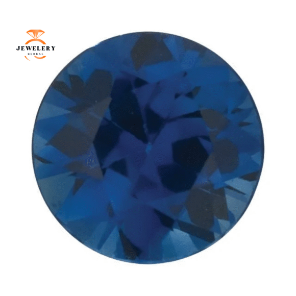 14KT GOLD 0.32 CTW BLUE SAPPHIRE & 0.18 CTW DIAMOND 7 STONE BAND - Image 15
