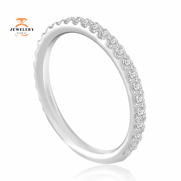 14KT Gold 1/2 CTW Diamond 26 Stone Band - Image 4