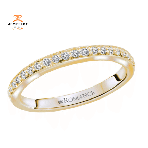 14KT Gold 1/5 CTW Round Diamond 22 Stone Band - Image 2