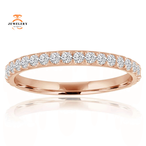 14KT Gold 1/2 CTW Diamond 26 Stone Band