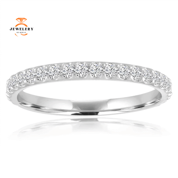 14KT Gold 1/2 CTW Diamond 26 Stone Band - Image 3