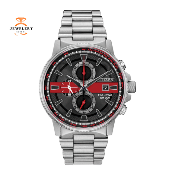 Men's Thin Red Line Watch For Fire Fighters