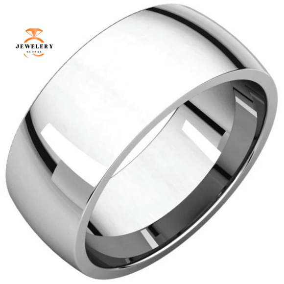 Women's 14KT Gold 8MM Light Comfort Fit Wedding Band