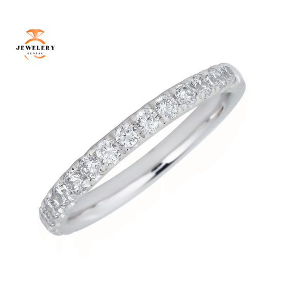 JULEVE 14KT GOLD 1/2 CTW DIAMOND BAND