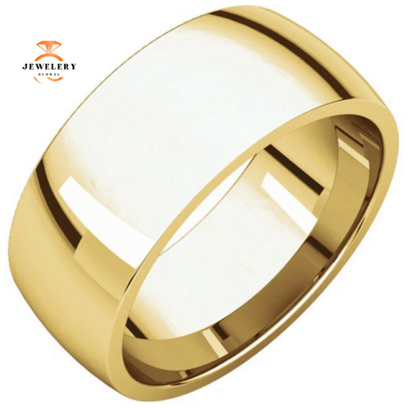 Women's 14KT Gold 8MM Light Comfort Fit Wedding Band - Image 3