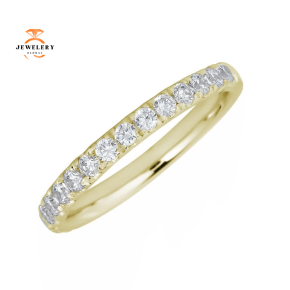 JULEVE 14KT GOLD 1/2 CTW DIAMOND BAND - Image 3