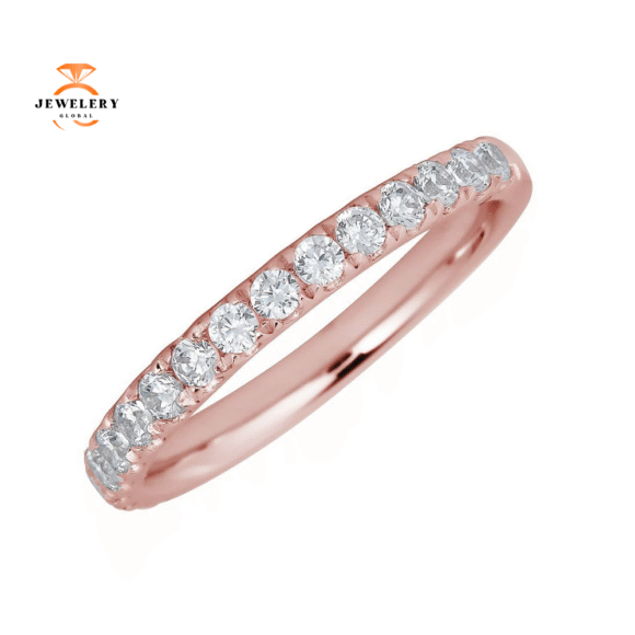 JULEVE 14KT GOLD 1/2 CTW DIAMOND BAND - Image 5